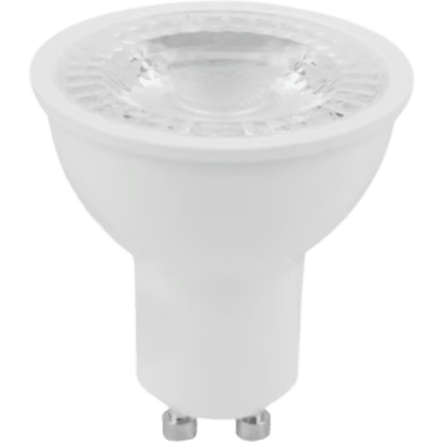Lámpara LED GU10 / Tipo MR / 6 W / 550 lm / 3000 K / IRC 80 / 100-240 V / No Atenuable / 15,000 h / NOM-030 | SIERRA STORE