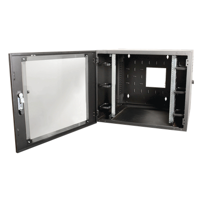 SIEMON WC2-P101-12 - Gabinete de Pared 19in / 12 UR / Abatible / 610 mm (2 ft) de Profundidad / Carga 91 kg (200.6 lb) / Gestión de | SIERRA STORE