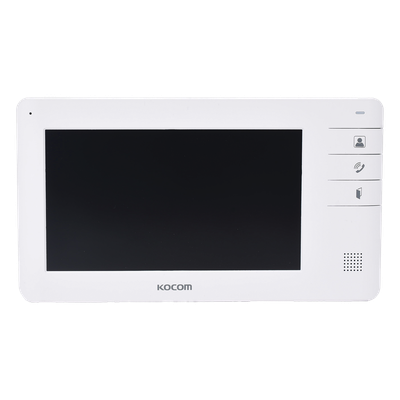 Monitor adicional para videoportero / 7 pulgadas a color / 2 frentes de calle / CCTV / Montaje en superficie / 220 x 123 x 19 mm / 15 | SIERRA STORE