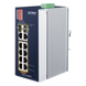 Switch Industrial PoE+ / 8 Puertos 10/100TX / 2 Puertos Gigabit Combo TP/SFP / 240W / -40 a 75°C / Alcance Extendido 250m (820 pies) | SIERRA STORE