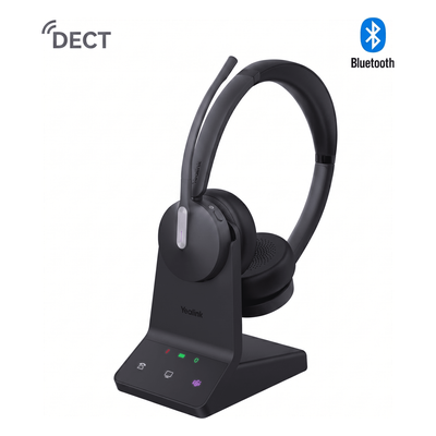 Diadema Inalámbrica Empresarial / DECT y Bluetooth 5.2 Simultáneo / Acoustic Shield 2.0 con 3 Micrófonos / 32 Horas de Conversación / | SIERRA STORE