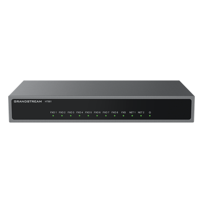 Gateway Analógico / 8 Puertos FXO / 1 Puerto FXS / 3 Perfiles SIP / PoE 802.3af / NAT de Alto Rendimiento / T.38 / Cifrado AES | SIERRA STORE