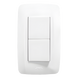 Apagador Escalera Doble / 10 A / 127 V CA / 60 Hz / 1 1/2 Módulos | SIERRA STORE