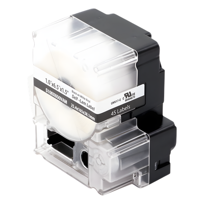 PANDUIT S100X650VAM - Casete de Etiquetas Autolaminadas / 45 Unidades / 25.4 x 165.1 mm (1 x 6.5 in) / Cables 4 a 8.1 mm (0.16 a 0.32 | SIERRA STORE