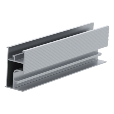 Riel 3 para montaje de módulos fotovoltaicos de aluminio anodizado de 4400mm. | SIERRA STORE