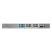 Switch Administrable L2++ / 24 Puertos Gigabit PoE++ 400W / 2 SFP+ / 88 Gbps / 65.472 Mpps / VLAN 4K / QoS Avanzado | SIERRA STORE