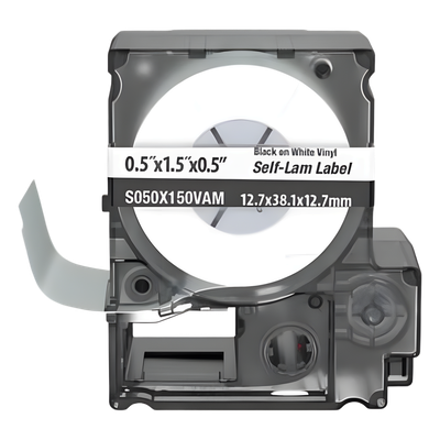PANDUIT S050X150VAM - Casete de Etiquetas Autolaminadas / 175 Etiquetas / 12.7 x 38.1 mm (0.5 x 1.5 in) / Cables 4-8.1 mm (0.16-0.32 | SIERRA STORE