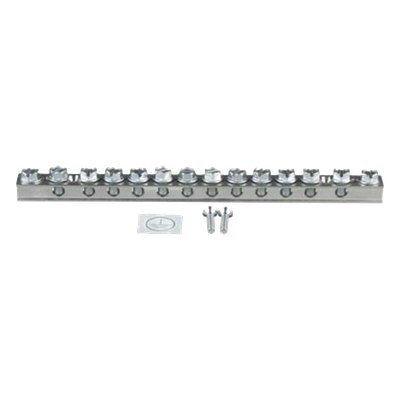 PANDUIT UGB20-414-12 - Barra de Conexión a Tierra / Cobre Electrolítico 99.9% / 12 Orificios / Calibre 14 AWG a 2/0 AWG / UL 467 / CSA | SIERRA STORE