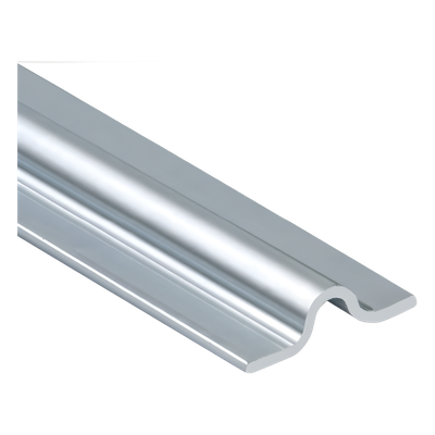 Guía de Piso Sobrepuesta / Acero Galvanizado / 3 m (9.84 ft) / 1.55 kg/m / Puertas Corredizas Industriales | SIERRA STORE