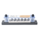 Bloque de Terminales / 12+2 Líneas / 300 A / 52 VDC o 300 VAC / Cobre Estañado 8x25 mm / Cubierta Policarbonato | SIERRA STORE