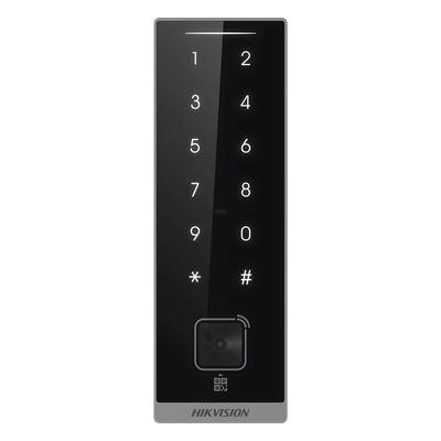 HIKVISION DS-K1105EMKB-QR - Teclado Esclavo de Control de Acceso / Lector Dual MIFARE 13.56 MHz y PROX EM 125 KHz / Bluetooth y | SIERRA STORE