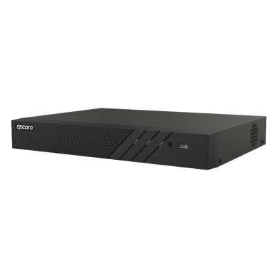 DVR Pentahíbrido / 4 Canales TURBOHD + 2 Canales IP / 8 Megapixel (4K) / Audio Bidireccional por Coaxitron / AcuSense / Reconocimiento | SIERRA STORE