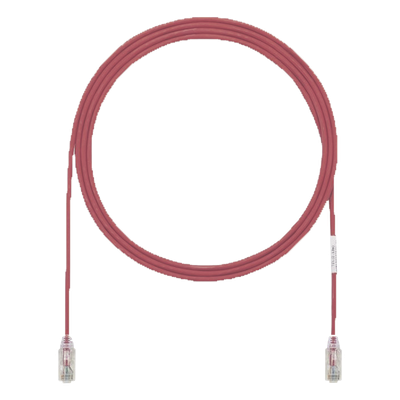 PANDUIT UTP28X3RD - Cable de Parcheo UTP / Cat6A / 28AWG / CM-LSZH / 0.91 m (3 Pies) / Rojo | SIERRA STORE