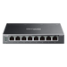 Switch Gigabit Easy Managed 8 Puertos / PoE+ 64W / Cloud Omada SDN / 16 Gbps / Fanless 0 dBA / Alcance Extendido 250m | SIERRA STORE