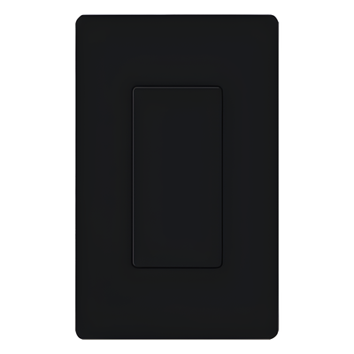 Inserto Ciego para Placa de Pared / Apertura Estilo Designer / Acabado Brillante Negro / Color Estable UV | SIERRA STORE