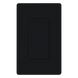 Inserto Ciego para Placa de Pared / Apertura Estilo Designer / Acabado Brillante Negro / Color Estable UV | SIERRA STORE