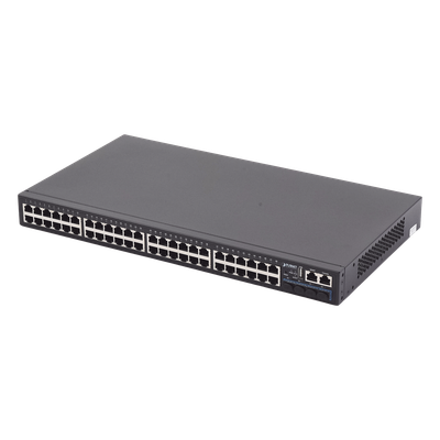 Switch Administrable Stackeable Capa 3 / 48 Puertos Gigabit / 4 Puertos 10G SFP+ / Tela 176 Gbps | SIERRA STORE