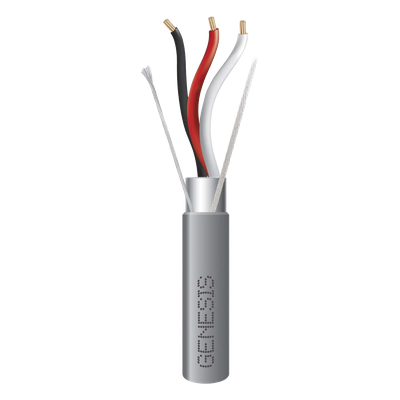 Cable de Control / 3 Conductores / 16 AWG / Blindado / Riser / 305 m (1000 pies) / CMR-CL3R-FPLR-FT4 / Gris / Aplicaciones de | SIERRA STORE