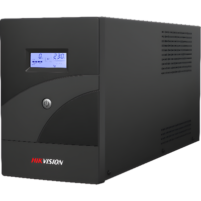 HIKVISION DS-UPS3000-R/X - UPS de 3000 VA / 1800 W / 6 Tomas NEMA 5-15R / LCD / USB / Entrada 85-150 VCA | SIERRA STORE