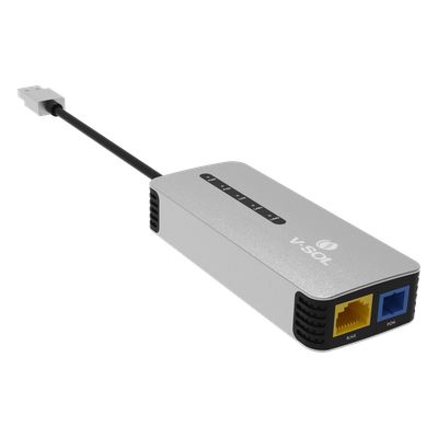ONU Bridge Portátil / Dual GPON/EPON / 1 Puerto RJ45 2.5 Gbps / USB 3.0 Tipo-C / Alimentación USB | SIERRA STORE