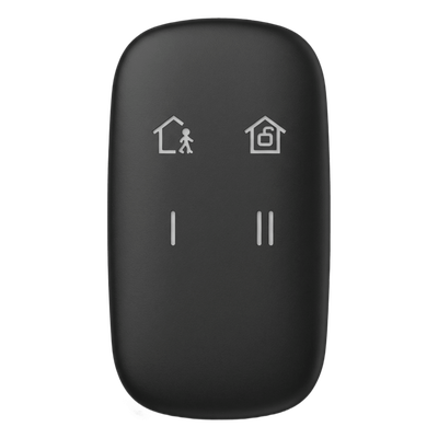 HIKVISION DS-PKF1-WB(B)/BLACK - Control Remoto de Armado / 433 MHz Bidireccional / Teclas Programables / Batería CR2032 / 16 g / Negro | SIERRA STORE