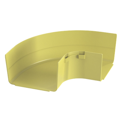 PANDUIT FRRA6X4LYL - Ángulo Recto Horizontal / 90° / Para Canaleta 6x4 / Radio de Curvatura 50.8 mm / Color Amarillo / ABS 94V-0 | SIERRA STORE