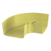 PANDUIT FRRA6X4LYL - Ángulo Recto Horizontal / 90° / Para Canaleta 6x4 / Radio de Curvatura 50.8 mm / Color Amarillo / ABS 94V-0 | SIERRA STORE