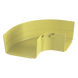 PANDUIT FRRA6X4LYL - Ángulo Recto Horizontal / 90° / Para Canaleta 6x4 / Radio de Curvatura 50.8 mm / Color Amarillo / ABS 94V-0 | SIERRA STORE