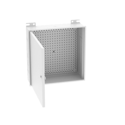 PANDUIT MSICE24 - Gabinete Multi-propósito para Cielo Raso, Puerta con Bisagras y Cerradura, Fabricado en Acero, Color Blanco | SIERRA STORE