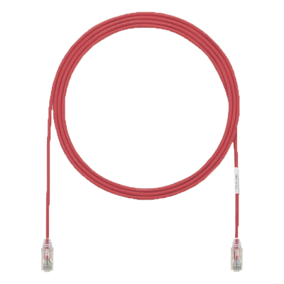 PANDUIT UTP28X5RD - Cable de Parcheo UTP / Cat6A / 28AWG / CM-LSZH / 1.52 m (5 pies) / Rojo | SIERRA STORE