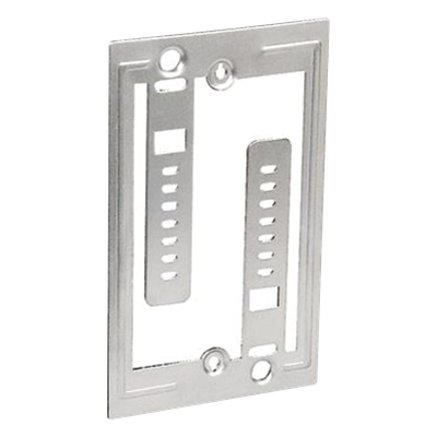 PANDUIT LV-W-1G - Soporte de Baja Tensión Galvanizado, Para una Placa de Pared, Instalación Con Tornillo, Paquete de 100 Piezas | SIERRA STORE