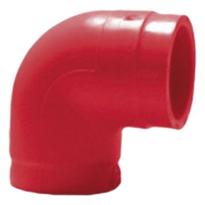 Codo de 90° para Tubería de Aspiración / CPVC Resistente al Fuego / Diámetro ¾ Pulgada / Paquete 10 Piezas / Certificación UL / NFPA / | SIERRA STORE