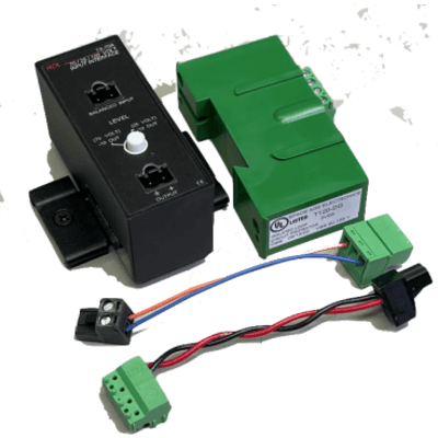 Kit de Accesorios de Entrada de Audio Distribuido Encompass / 25V / 70V / 100V / Transformador / Protector de Sobretensión / Riel DIN | SIERRA STORE