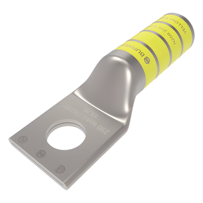 Terminal de Compresión / Tornillo 1/2 in (12.7 mm) / Calibre 250 KCMIL / 600 V / Barril Largo | SIERRA STORE