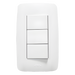 Apagador Triple Sencillo de 10 A/ 127 V CA ~ 60 Hz / Color Blanco. | SIERRA STORE