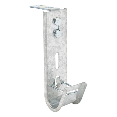Soporte J-Hook para Cableado Estructurado / Capacidad 7 Cables Cat6 / Acero al Carbón / Montaje Pared y Techo / Interior | SIERRA STORE