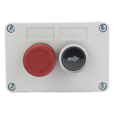 ACCESSPRO XBS-SW-23 - Botonera de Control / Doble Canal / IP40 / Contactos NC/NO / -20 a 50 °C / Barreras y Operadores Vehiculares | SIERRA STORE