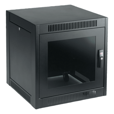 Gabinete de Piso / 11U / 700 x 600 x 900 mm / Acero 1.52 mm / Enfriamiento Pasivo / Ruedas / Cerradura / Paneles Extraíbles | SIERRA STORE