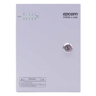 Fuente de Alimentación Profesional / 9 Canales / 16 A Total / 1.8 A por Salida / 11-15 VCC Ajustable / 200 W / Rango Extendido -20°C a | SIERRA STORE