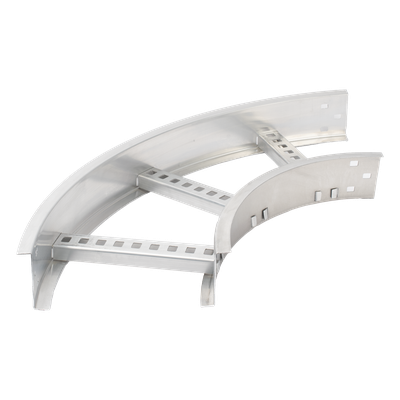 Curva Horizontal de 90° / Perfil Z / Ancho 9" / Peralte 3 1/4" / Radio 8" / Aluminio / Interior y Exterior | SIERRA STORE