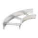 Curva Horizontal de 90° / Perfil Z / Ancho 9" / Peralte 3 1/4" / Radio 8" / Aluminio / Interior y Exterior | SIERRA STORE