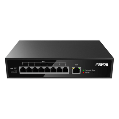 Switch PoE de 2 Hilos / 8 Puertos RJ11 / Reutilización de Cableado Existente / Diseño Compacto | SIERRA STORE
