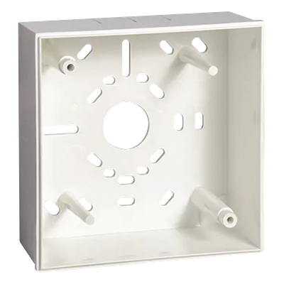 Caja de Montaje para Módulos / 108 x 108 x 38 mm / Color Blanco / Compatible W-MMF y W-CRF | SIERRA STORE