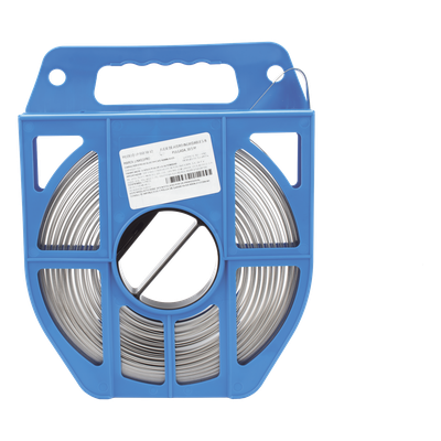 LINKEDPRO BY EPCOM LP-SSB-34-V2 - Fleje de Acero Inoxidable / Ancho 3/4 pulgadas / Grosor 0.70 mm / Largo 30.5 m (100 ft) / | SIERRA STORE