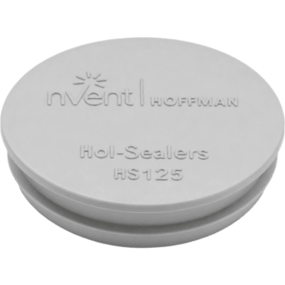 Sello de Orificio Hol-Sealer / 48 mm (1.88 in) Diámetro / Cubre Orificios hasta 35 mm (1.38 in) / Acero Dulce Calibre 16 / Gris Claro | SIERRA STORE