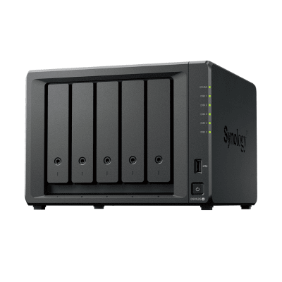 NAS DiskStation DS1525+ | 5 Bahías | Expansión hasta 15 Bahías | 2 Puertos 2.5GbE | Soporte 10GbE | Almacenamiento en Cach...