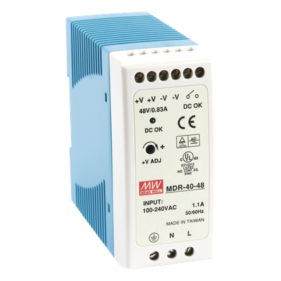Fuente de poder Industrial / Riel DIN / 48 VCC / 40 W / 85-264 VCA / 1.31 x 2.95 x 3.94 pulg | SIERRA STORE