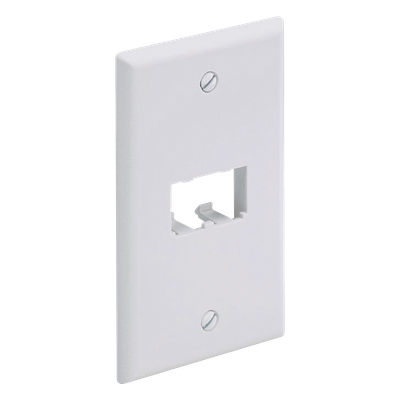 PANDUIT CFP2WH - Placa de Pared Vertical / 2 Puertos Mini-Com / 69.8 x 114.3 mm / 2.75 x 4.5 pulgadas / ABS / Blanco | SIERRA STORE