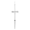 Punta Pararrayo Tipo Dipolo Corona / Ángulo de Protección 72° / 40,000 A / Mástil 120 cm (3.9 ft) / Aluminio Duradero | SIERRA STORE