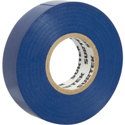 Cinta para aislar color Azul de 19 mm x  18 metros / Fabricada en PVC / Adhesivo acrílico. | SIERRA STORE